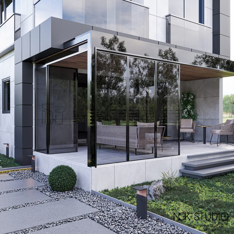 şakran villa dış cephe tasarımı